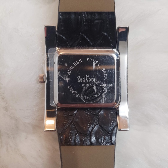 Red Coral Women’s Crystal Embellished Watch - Picture 4 of 4